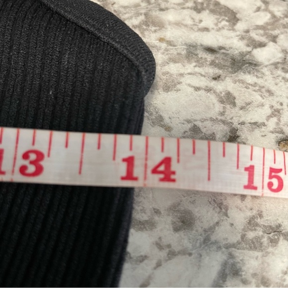 A New Day Black Ribbed Tank Top Women’s Size Medium - Picture 6 of 7